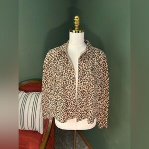American Eagle Outfitters Leopard Print Jacket